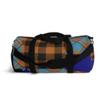 Plaid Duffel Bag - Blue