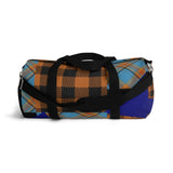 Plaid Duffel Bag - Blue