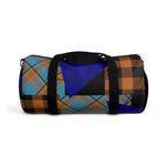 Plaid Duffel Bag - Blue