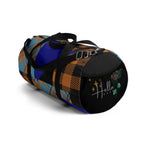 Plaid Duffel Bag - Blue