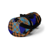 Plaid Duffel Bag - Blue